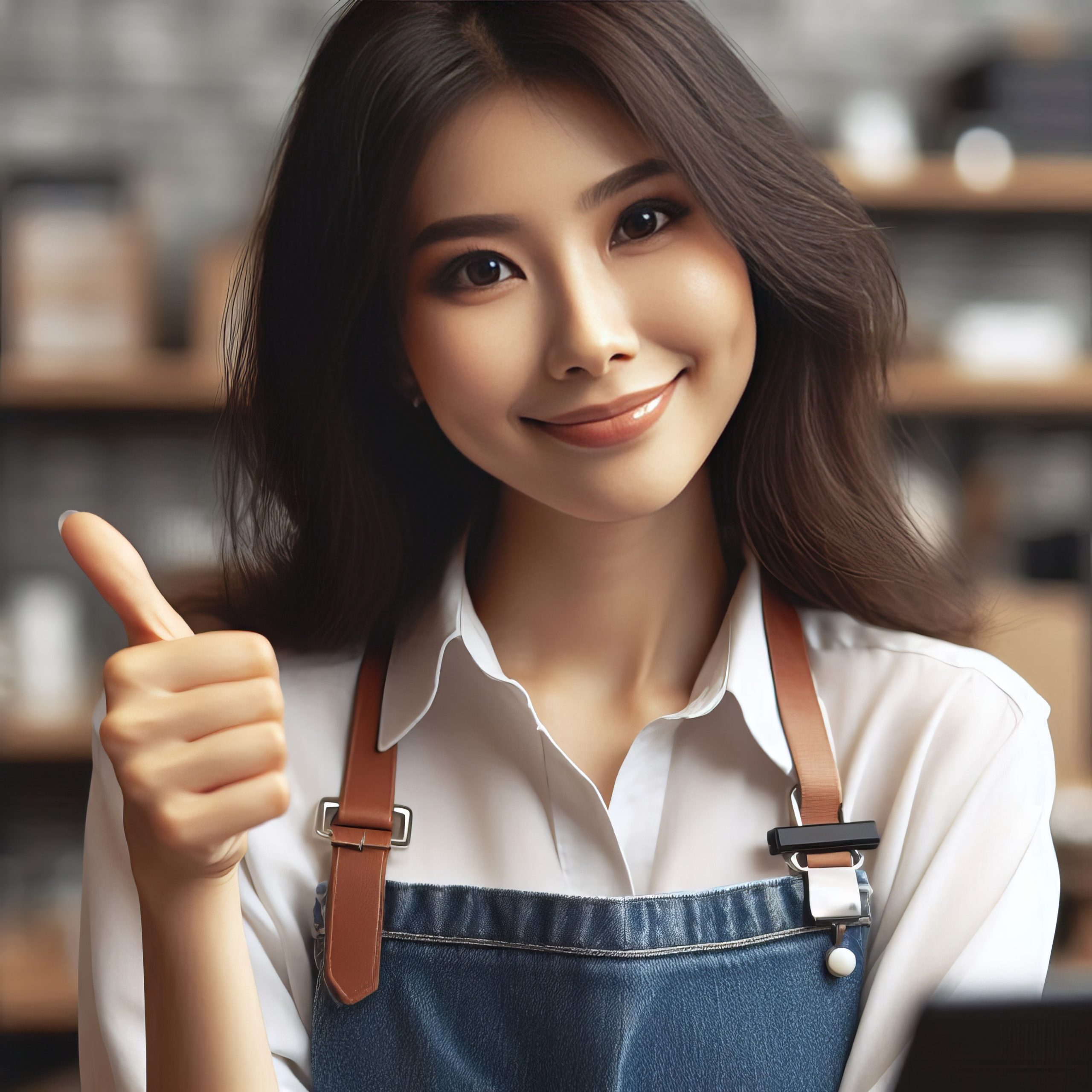 Helpful Heroine Soft empathetic eyes and a kind smile define th